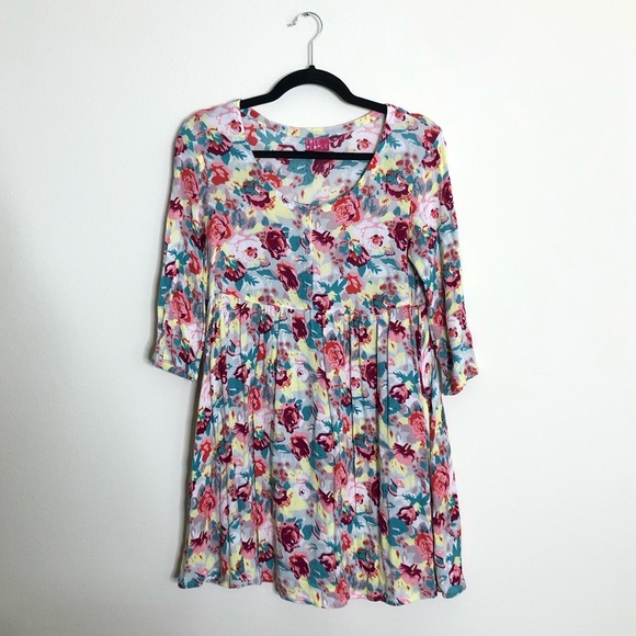 Free People Dresses & Skirts - Free People Rose floral babydoll dress
